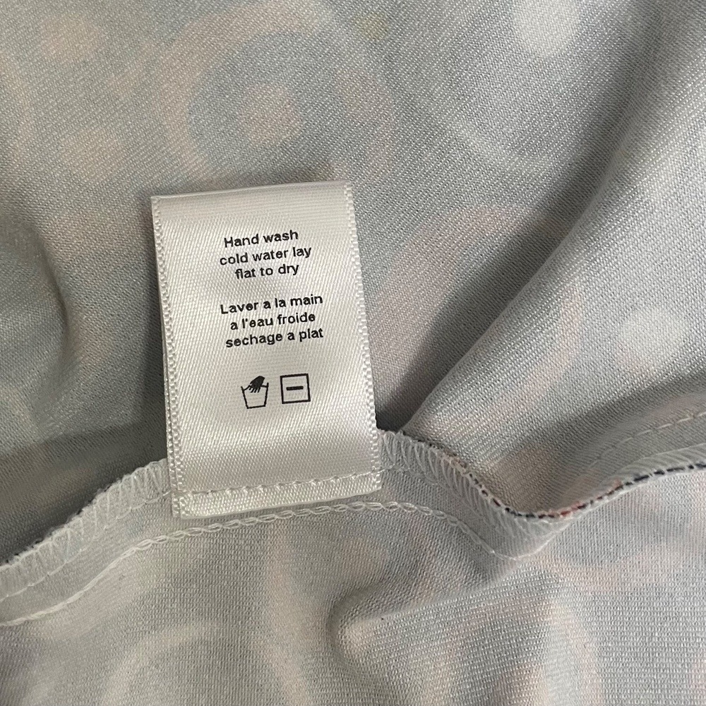 CLOVER CANYON Floral Fields Jersey Knit Shift Dress Colourful Graphic Large - Picture 11 of 12